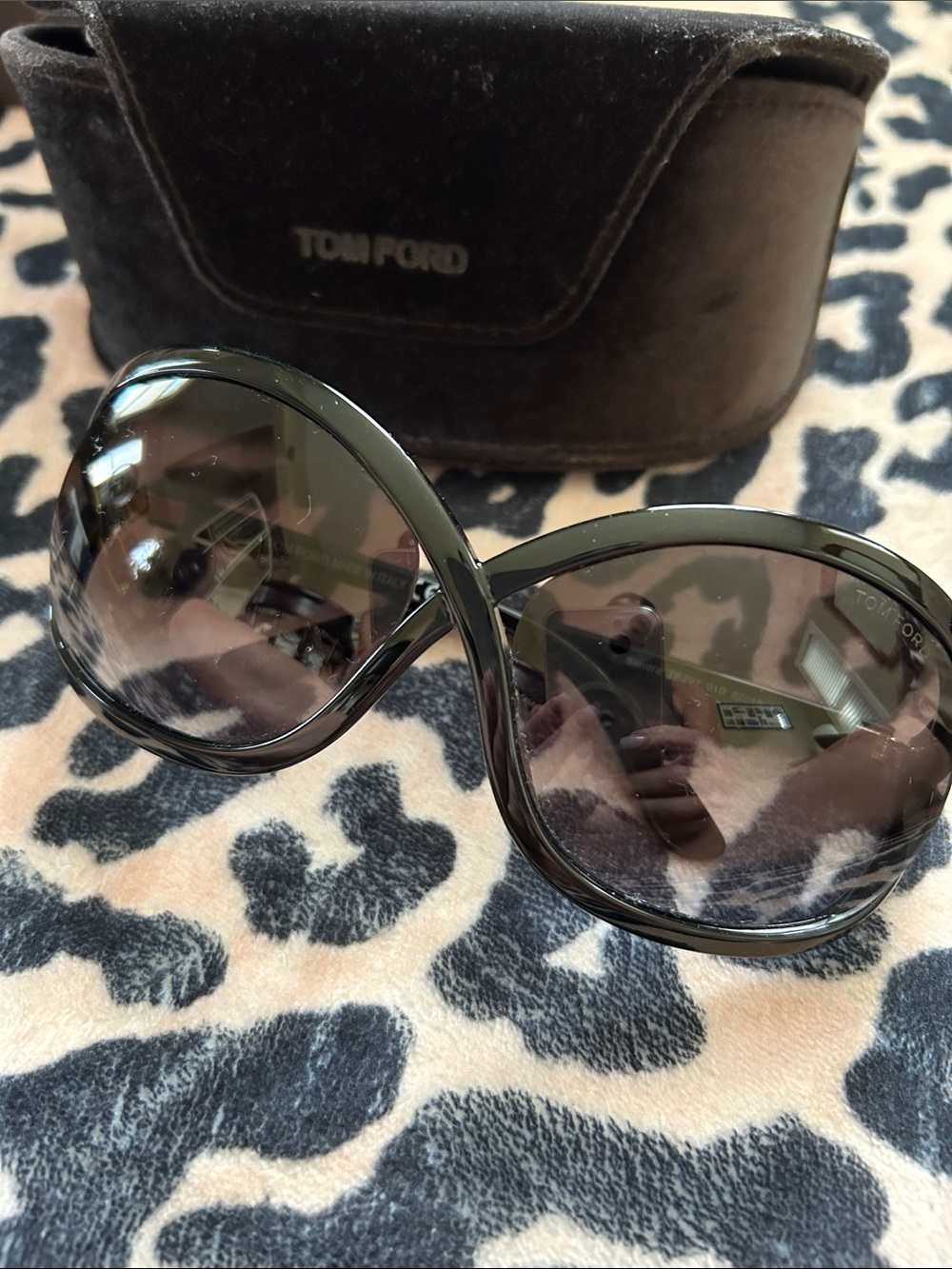 Tom Ford Sandra Black Sunglasses